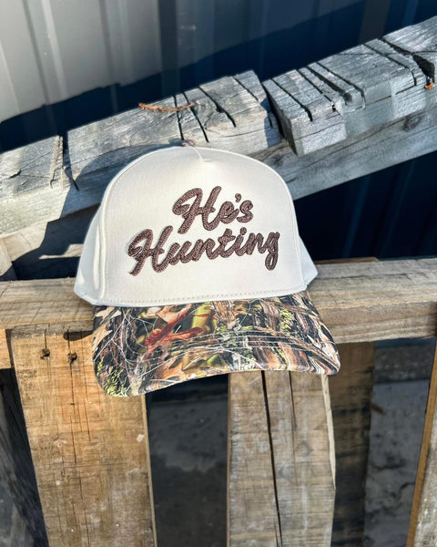 He’s Hunting Camo Cap
