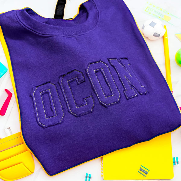 Custom Applique Sweatshirt