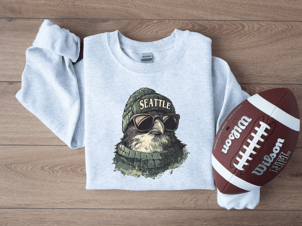 Vintage Seattle Football Graphic Crew