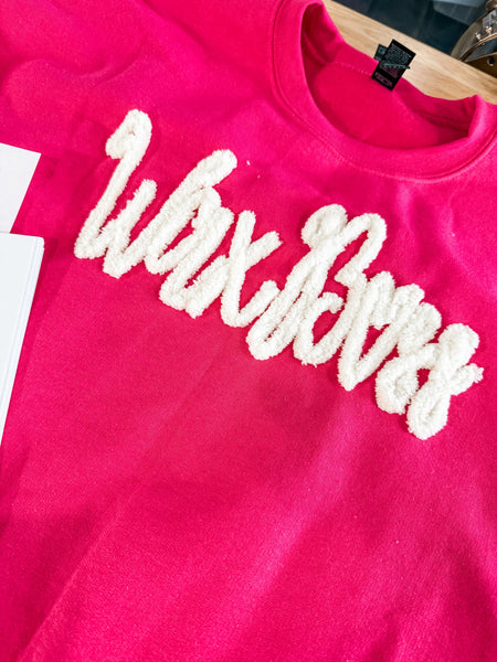 Custom Chenille Yarn Sweatshirt