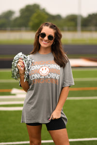 Longhorns Smiley Tee