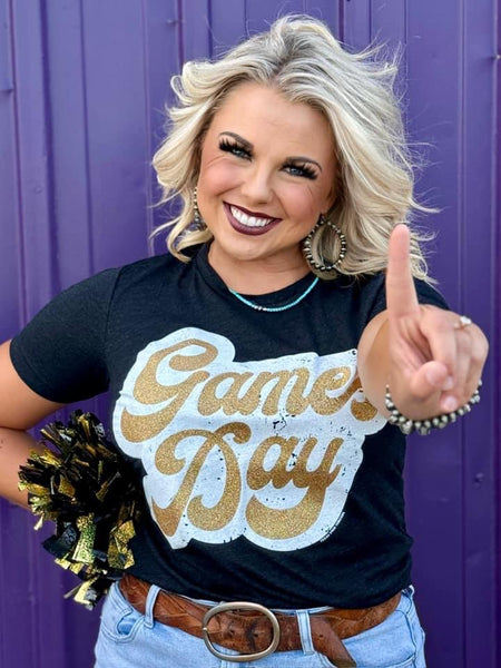 Game Day Glitter Tee