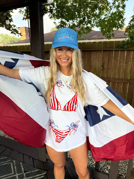 Patriotic Swimsuit Tee