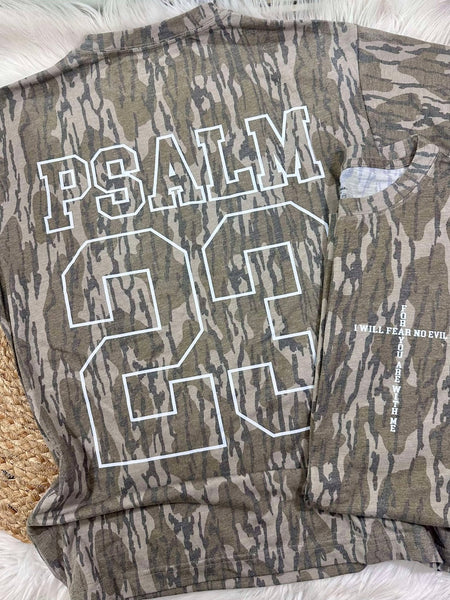 Psalm 23 Camo Graphic Tee