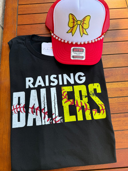 Raising Ballers Baseball And Softball Tee/Sweatshirt