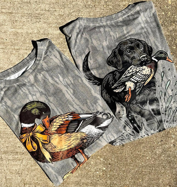 Hunting Dog and Duck Bottomland DTF Tee