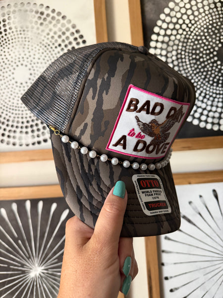 Bottomland Camo Dove Trucker