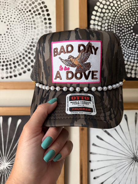 Bottomland Camo Dove Trucker