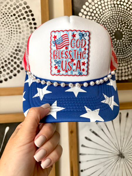 God Bless the USA Trucker