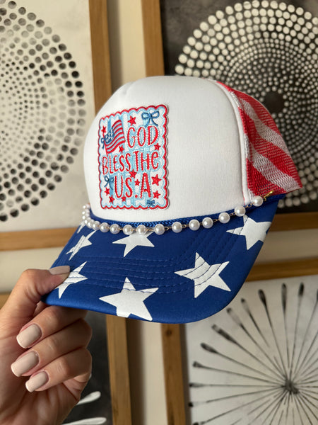 God Bless the USA Trucker