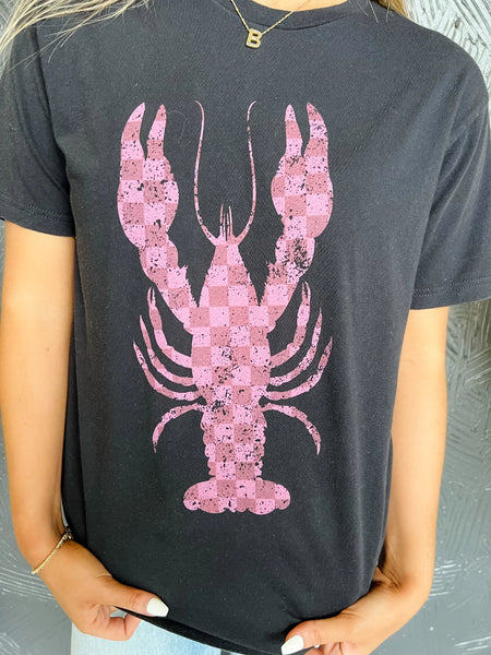 Crawfish Checkered Tee