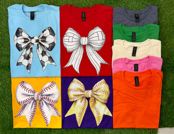 Softball Bow Tee