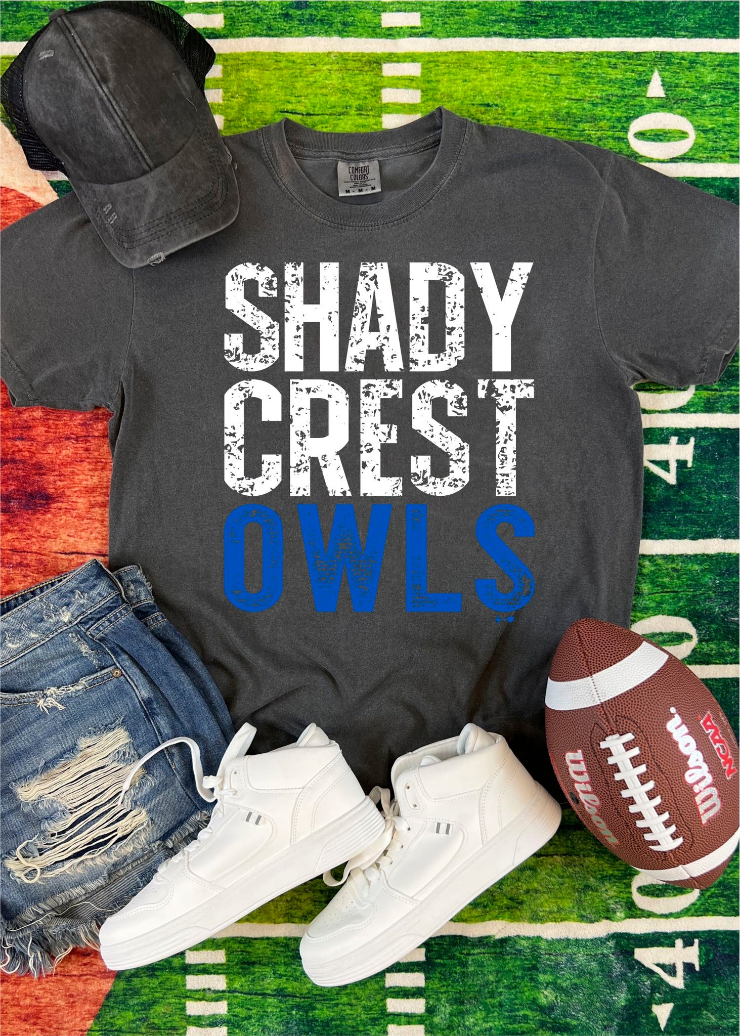 Shadycrest Owls Tee - Grey