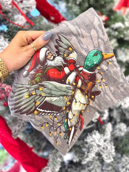 Christmas Mallard CMAS90 DTF Graphic Tee
