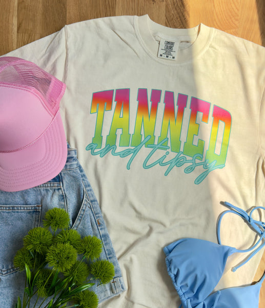Tanned & Tipsy Tee