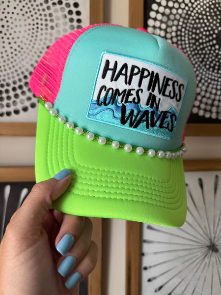 Happiness Comes in Waves Trucker