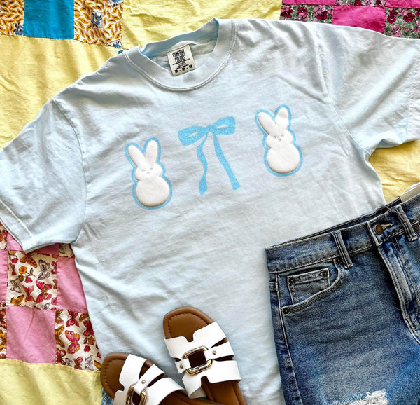 Peep Bow Trio Double Puff/Glitter Tee