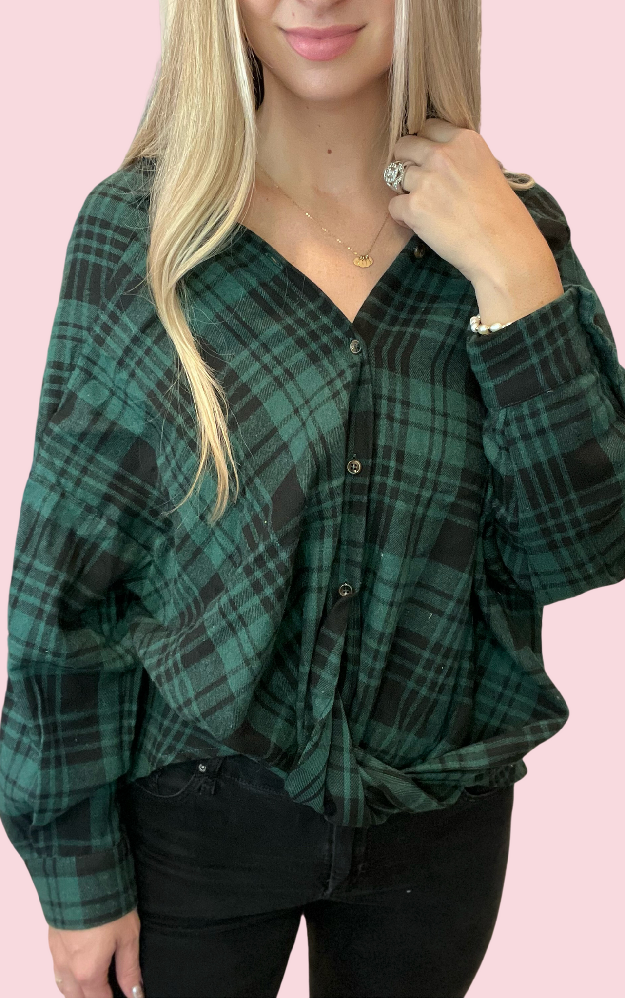 You Proof Plaid Top