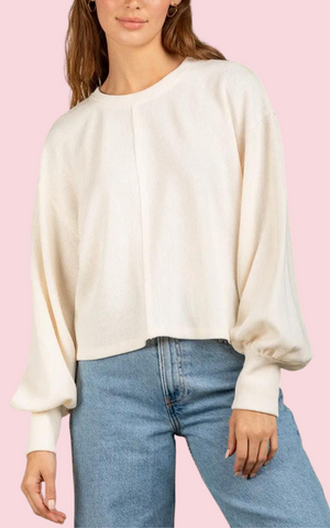 Mind On You Sweater Top – The Eclectic Peach Boutique