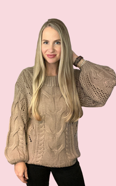 Toffee Bliss Sweater