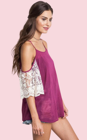 Very Berry Lace Blouse