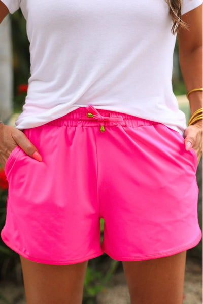 Neon Pink Everyday Shorts