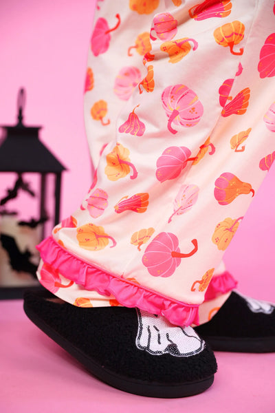 Pumpkin Dreams Ruffle Pajama Set *Preorder