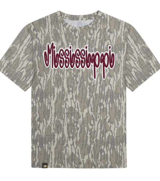 Custom State Swirly Name DTF Tee
