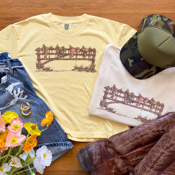 Saddle Crop and Tee