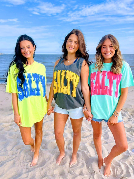 Salty Puff Varsity Tee/Tank