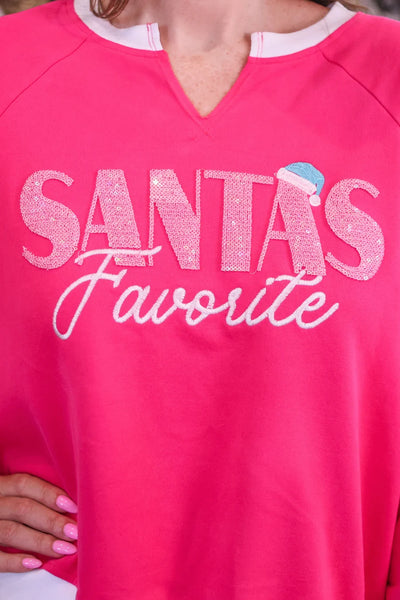 Santa’s Favorite French Terry Pullover *preorder