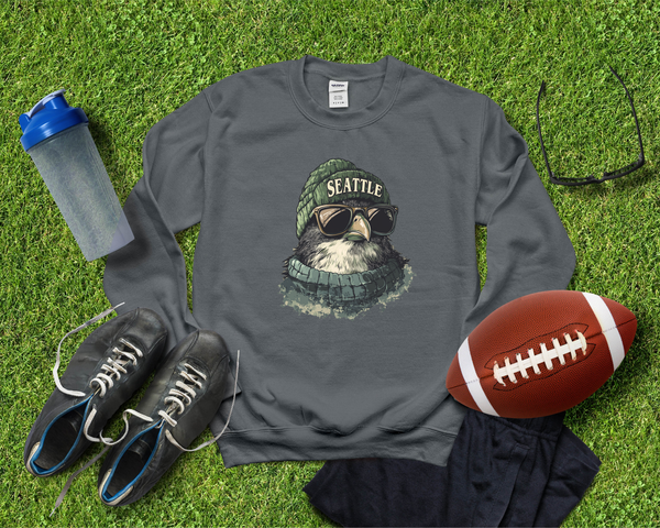 Vintage Seattle Football Graphic Crew