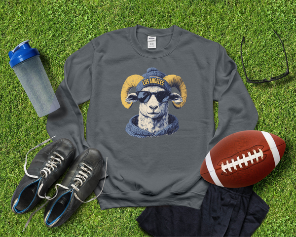 Vintage Rams Football Graphic Crew