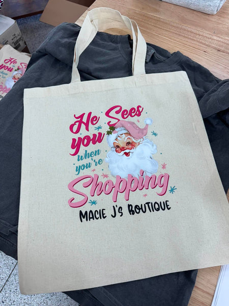 Custom Canvas Tote