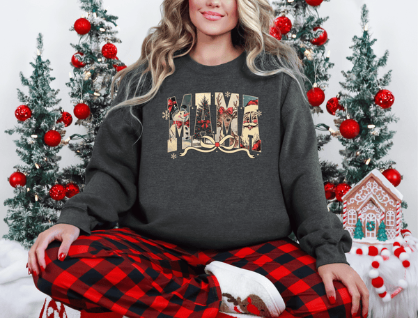 CUSTOMIZABLE: Vintage Holiday Family Graphic Sweatshirt