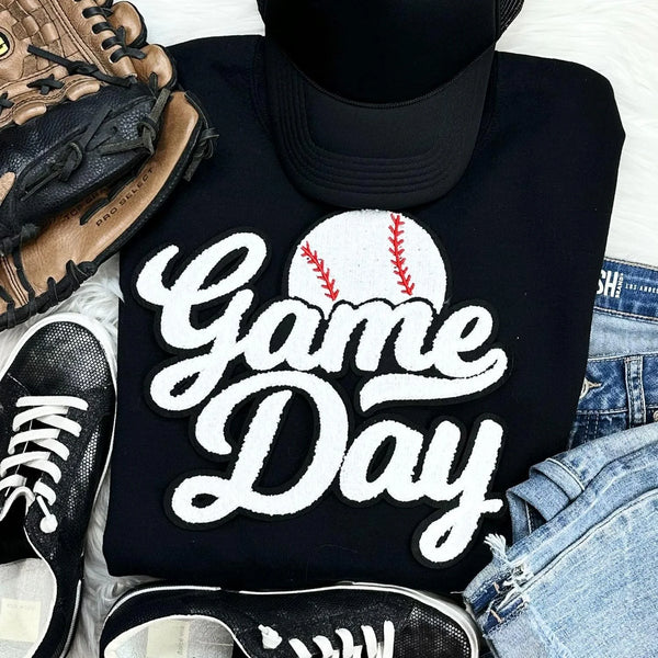 Baseball Patch Sweatshirt