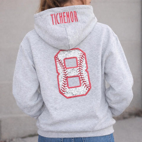 Custom Sequin Embroidered Sweatshirt