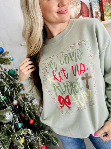 O Come Christmas DTF Graphic Tee