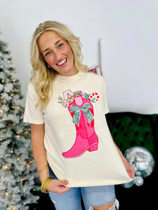 Holiday Boot Tee