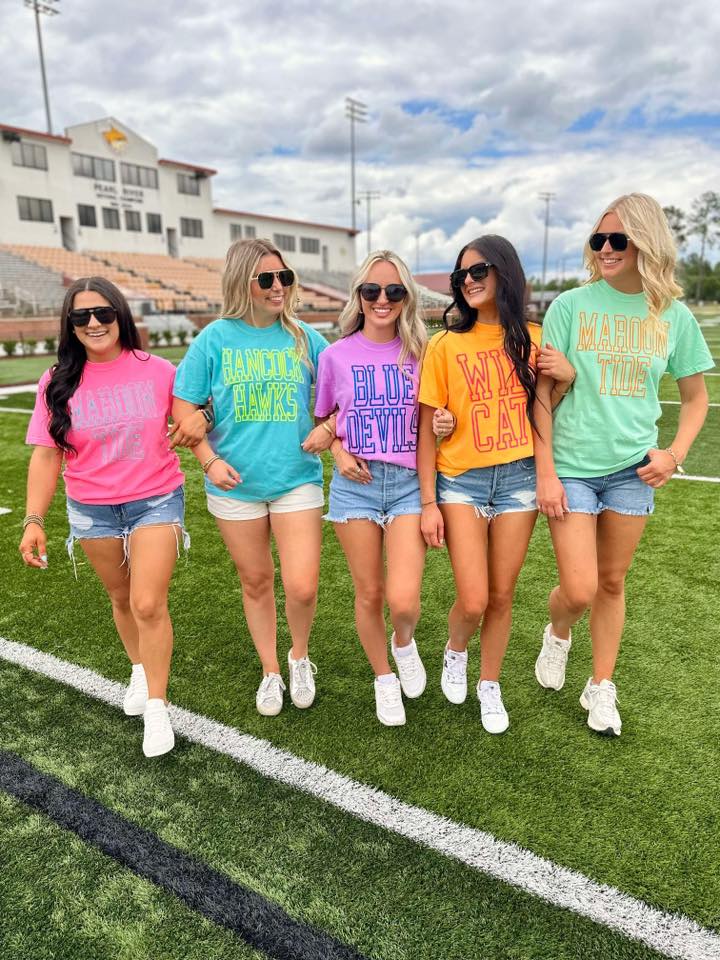 Custom Outline Mascot Tee