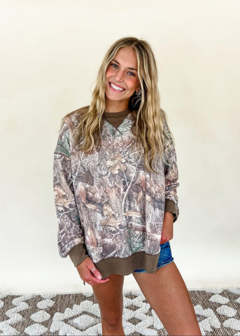 Wild Heart Camo Pullover