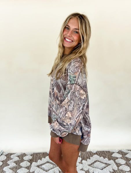 Wild Heart Camo Pullover