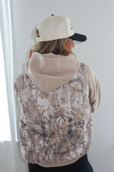 Dark Camo Puffer Vest