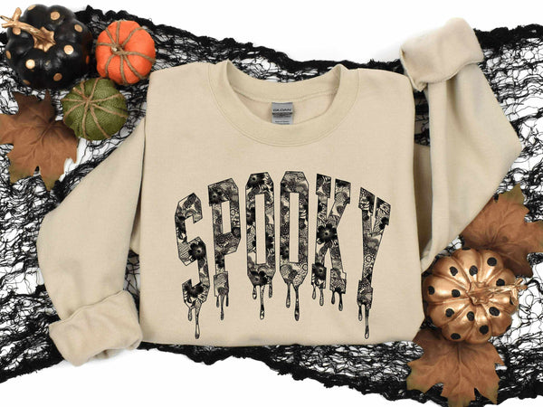Spoky Drip Graphic Sweatshirt