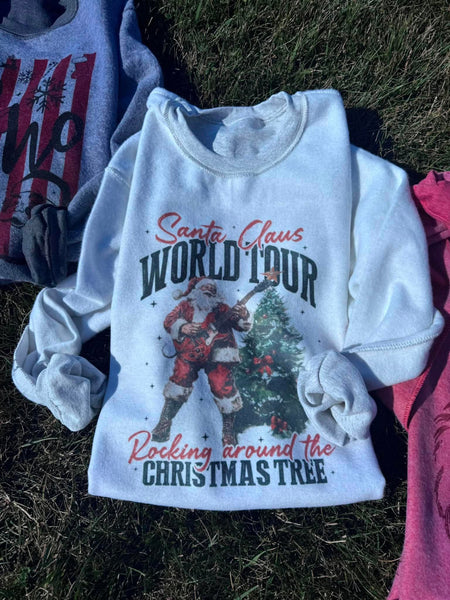 Santa Claus World Tour Graphic Sweatshirt