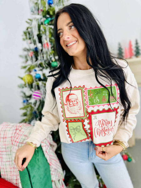Holiday Things Stamps Christmas Graphic Tee