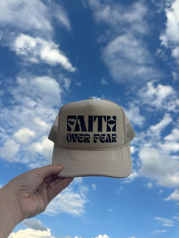 Faith Over Fear Trucker