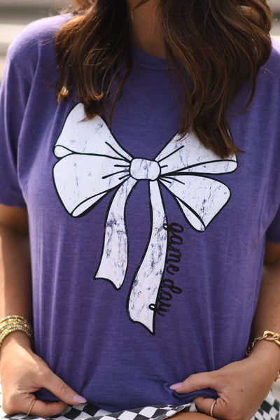 Game Day Bow Tee *8 Colors