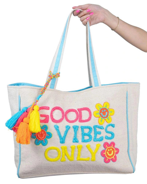 Good Vibes Only Tote Bag