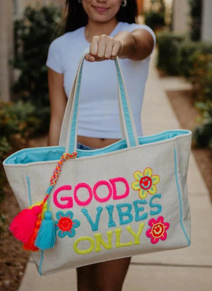 Good Vibes Only Tote Bag